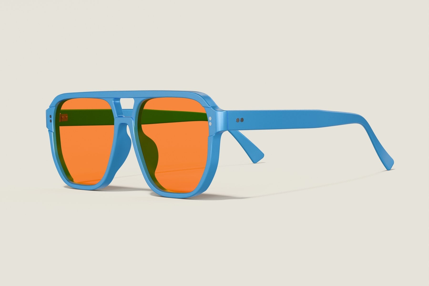 Night Game Aviator — Neon Blue — hero