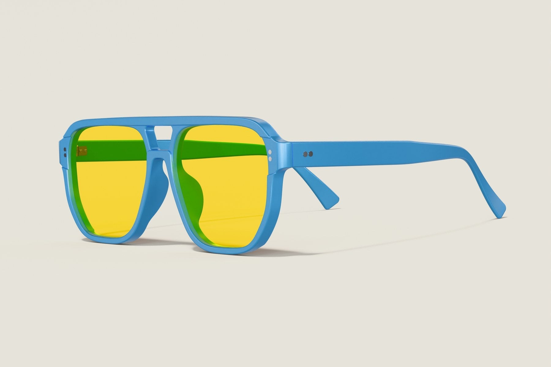 Day Game Aviator — Neon Blue — hero