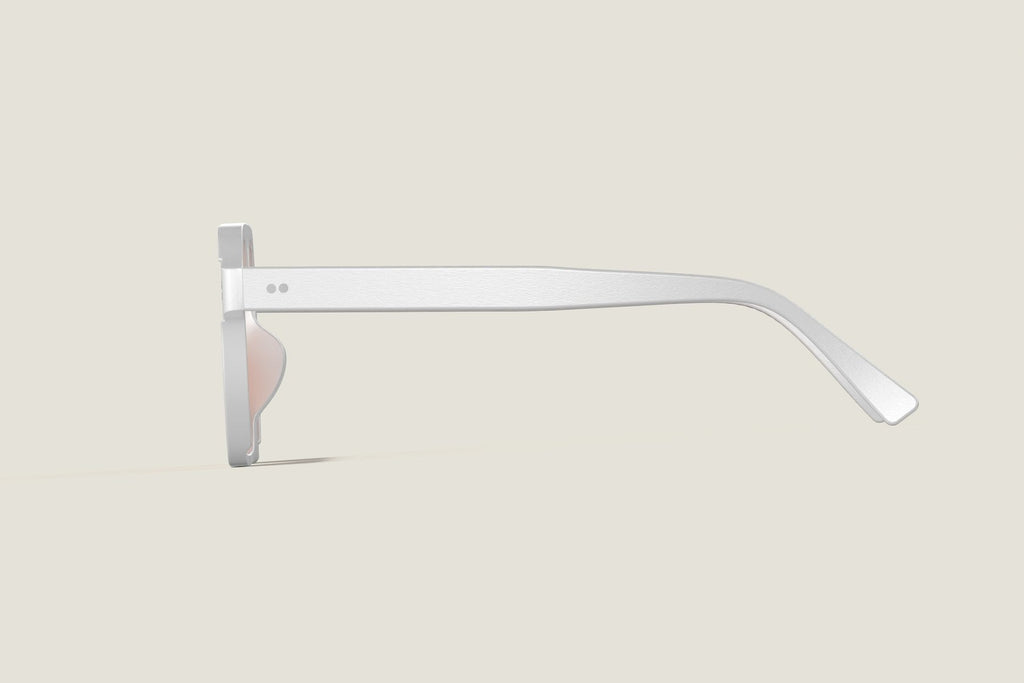 Night Game Aviator — White — side