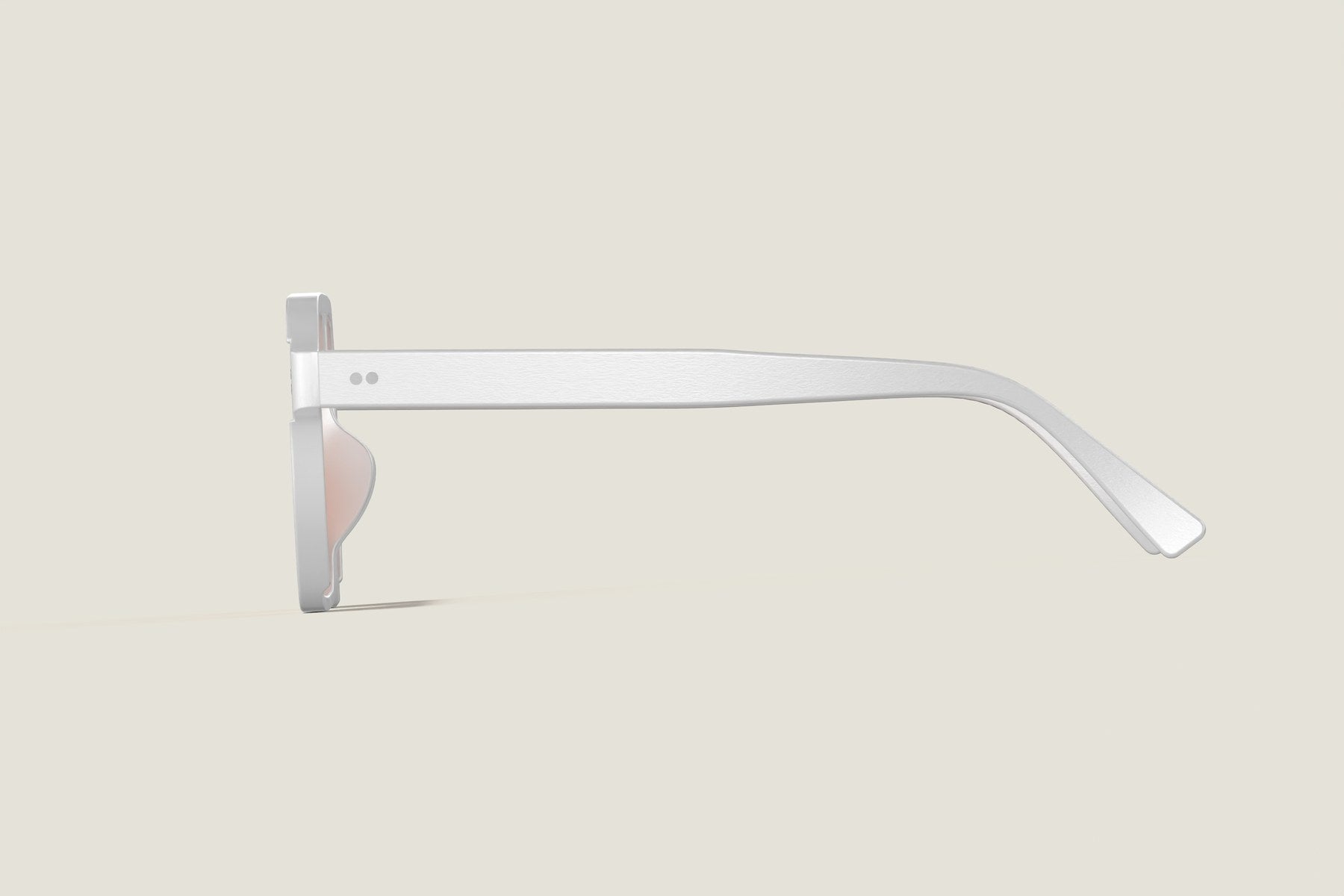 Night Game Aviator — White — side