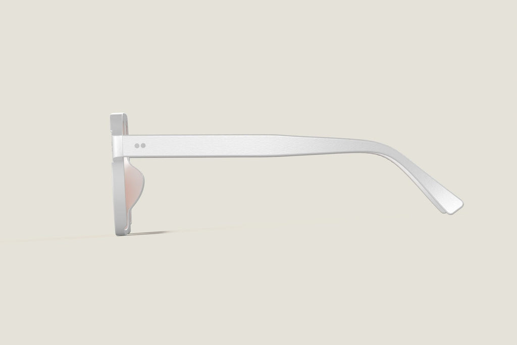 Day Game Aviator — White — side