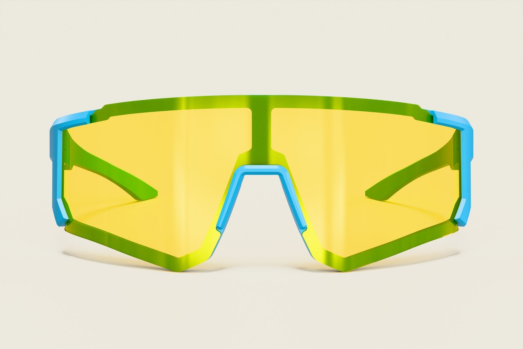 Day Game Shield — Neon Blue — front