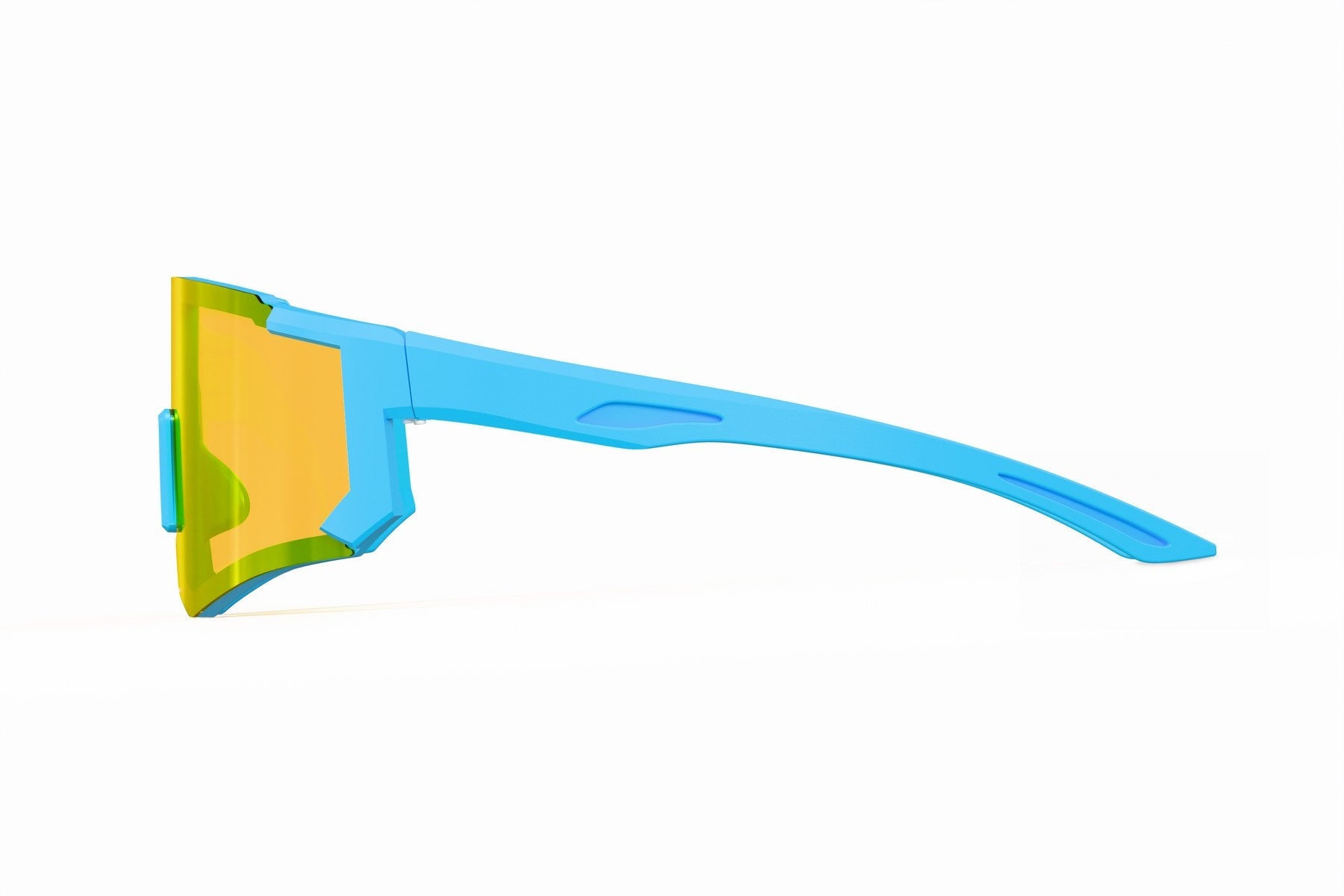Day Game Shield — Neon Blue — side