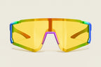 Day Game Shield — Neon Rainbow — front