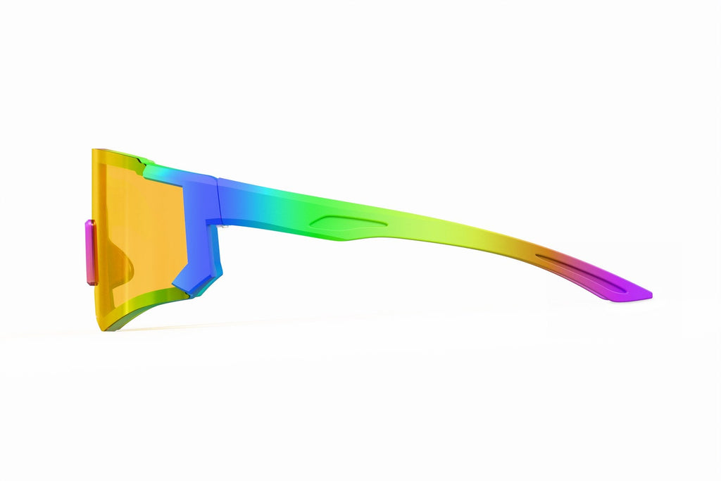 Day Game Shield — Neon Rainbow — side